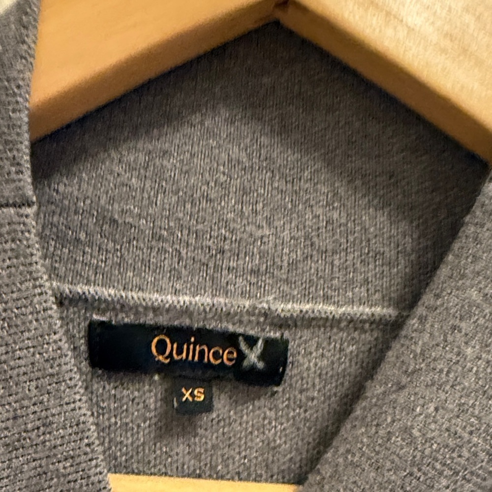 Quince Eco-Knit Milano Stitch Mock Neck Pullover Sweater - Picture 5 of 6
